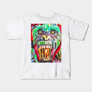 Wild chimp Kids T-Shirt